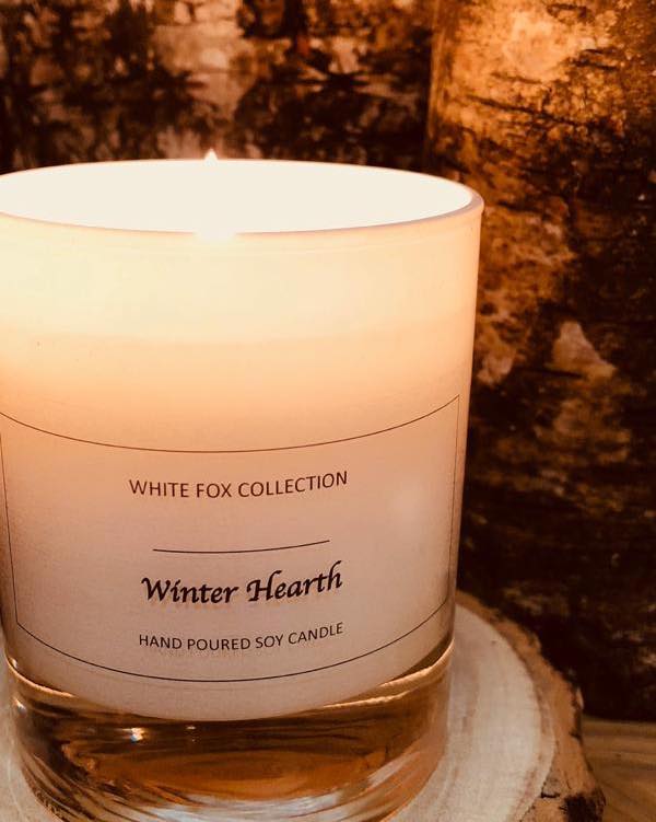 Winter Hearth Candle