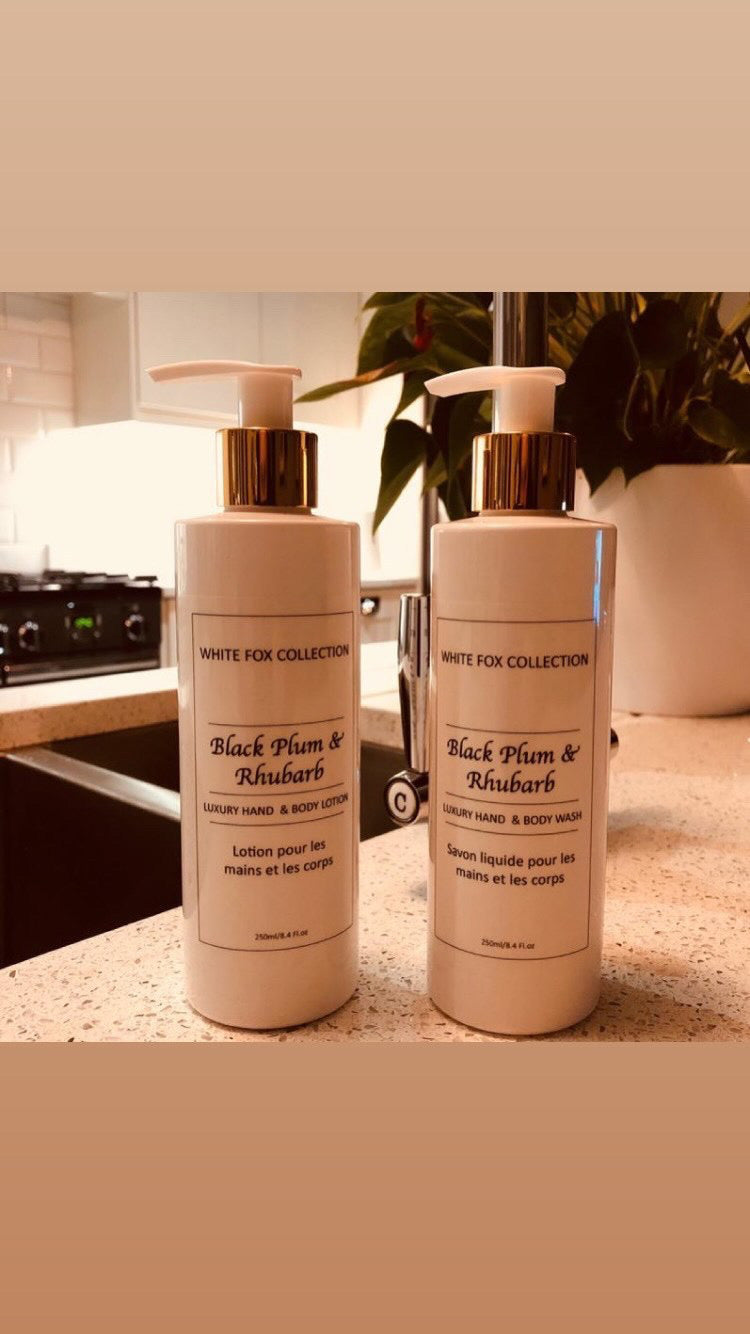 Black Plum & Rhubarb - Luxury Hand & Body Care