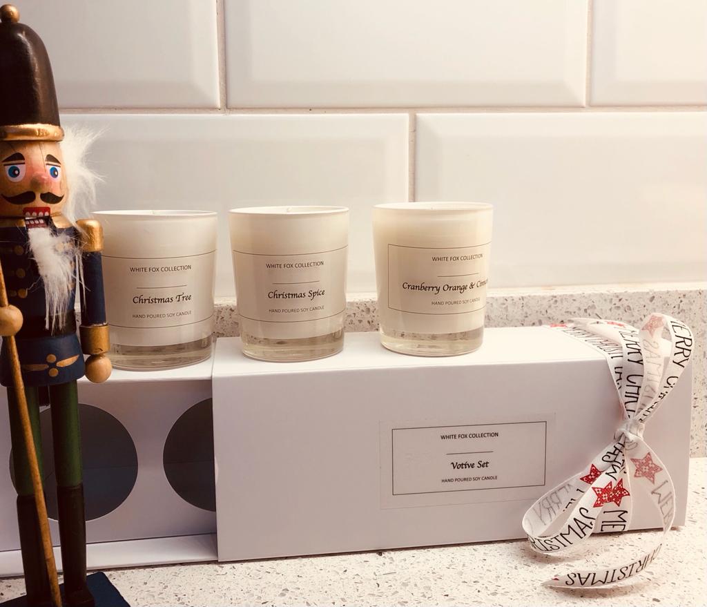 Christmas Votive Set